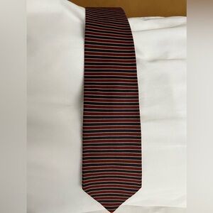 Brooks Brothers Blue & Red Stripe Silk Tie